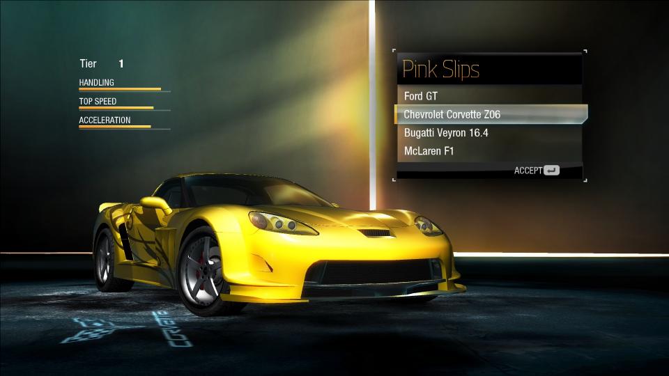 need for speed undercover cars list