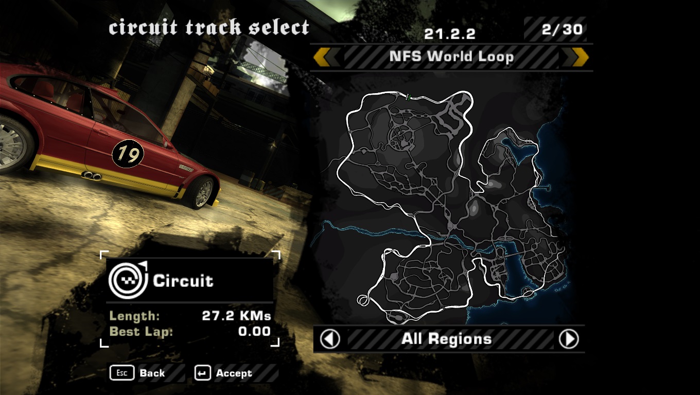 Карта nfs most wanted