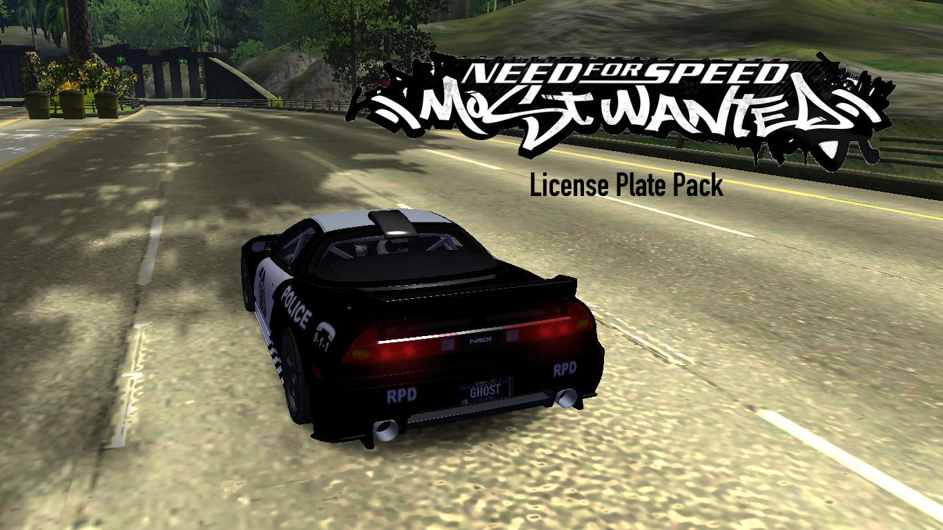 NFSMods - NFS Most Wanted - Custom Plates