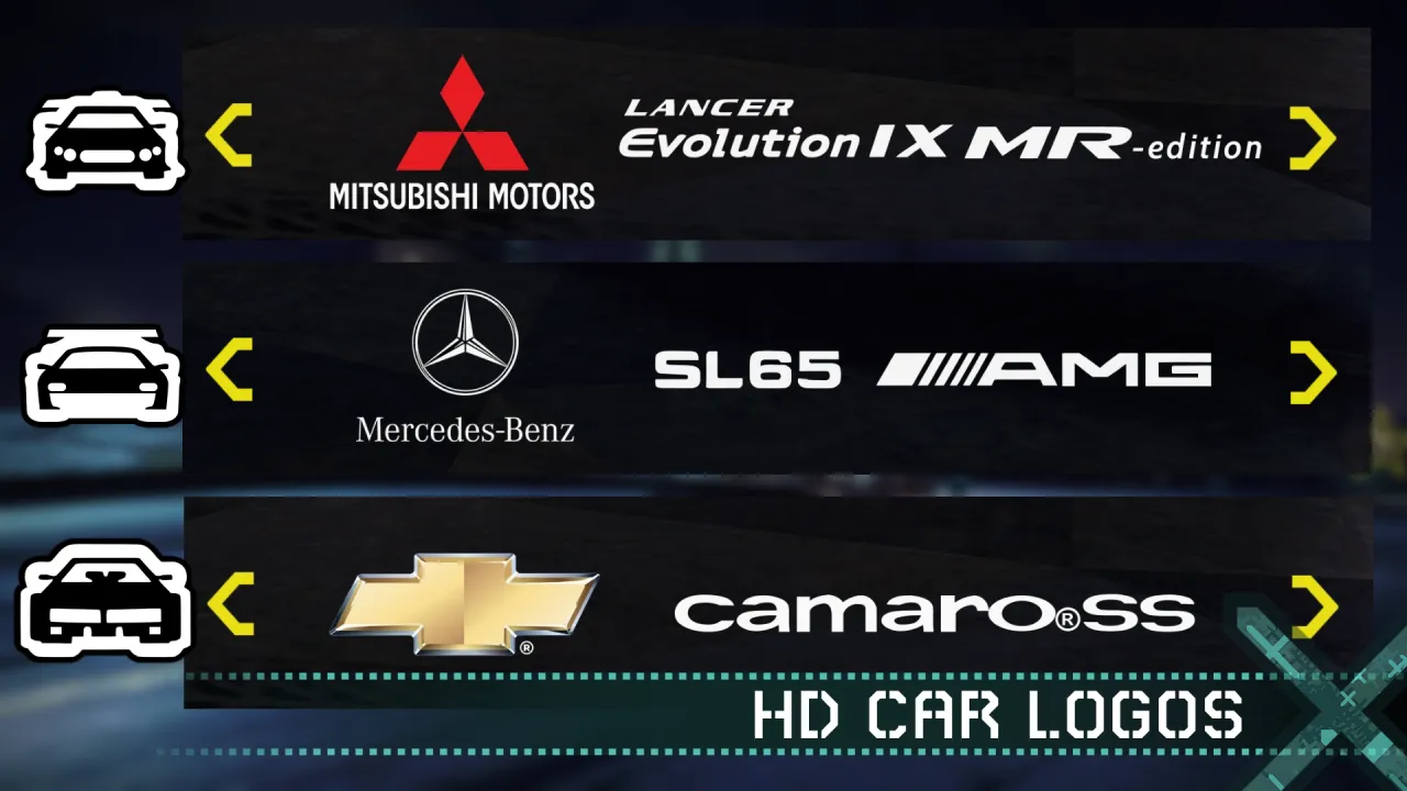 NFSMods - NFSC HD Car Logos