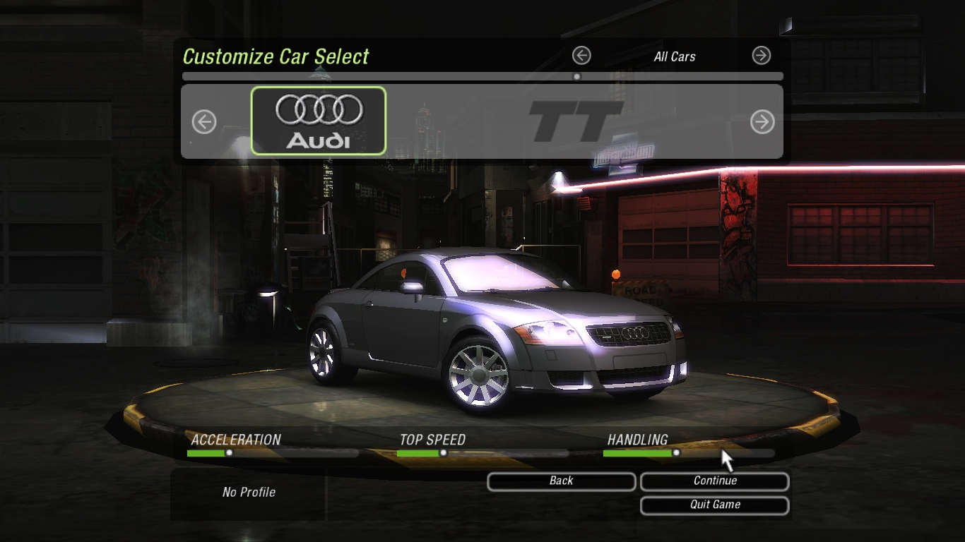 NFSMods - Audi TT New Sound NFSU2