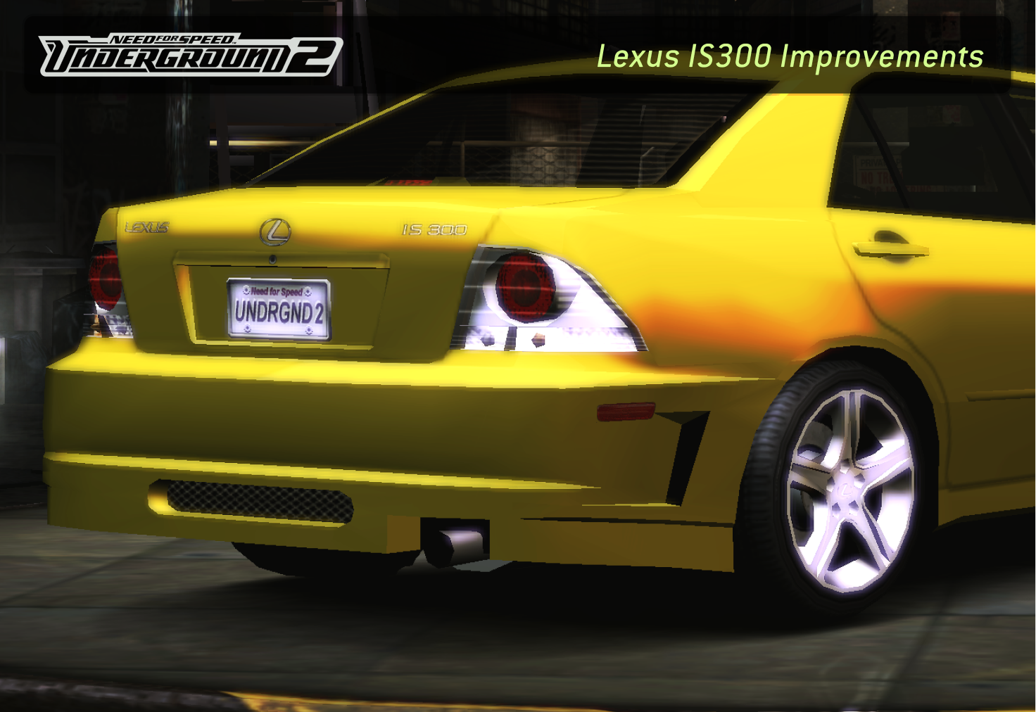 Nfsmods lexus is 300 improvements