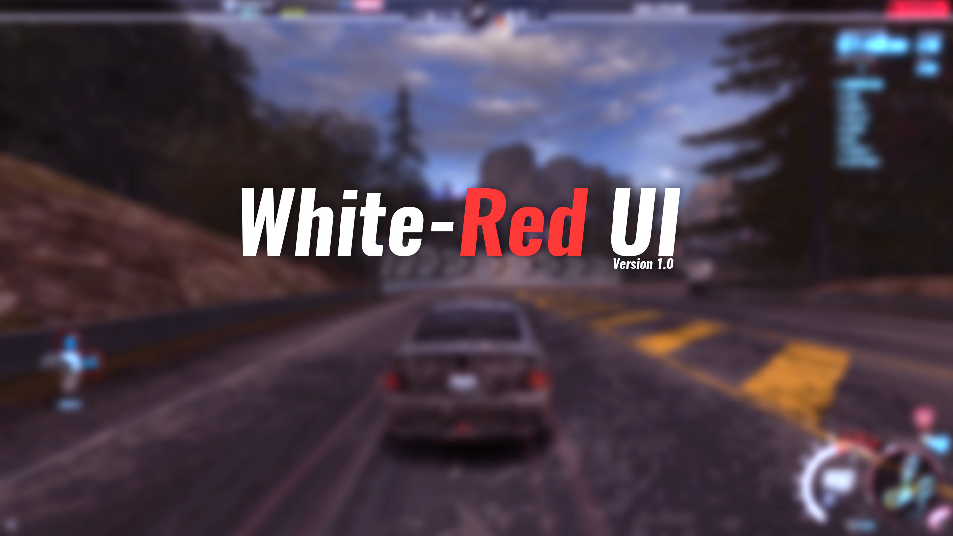 Need for Speed World Online UI - first shot