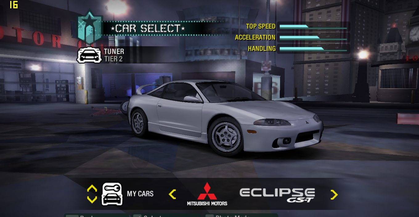 nfs carbon car list