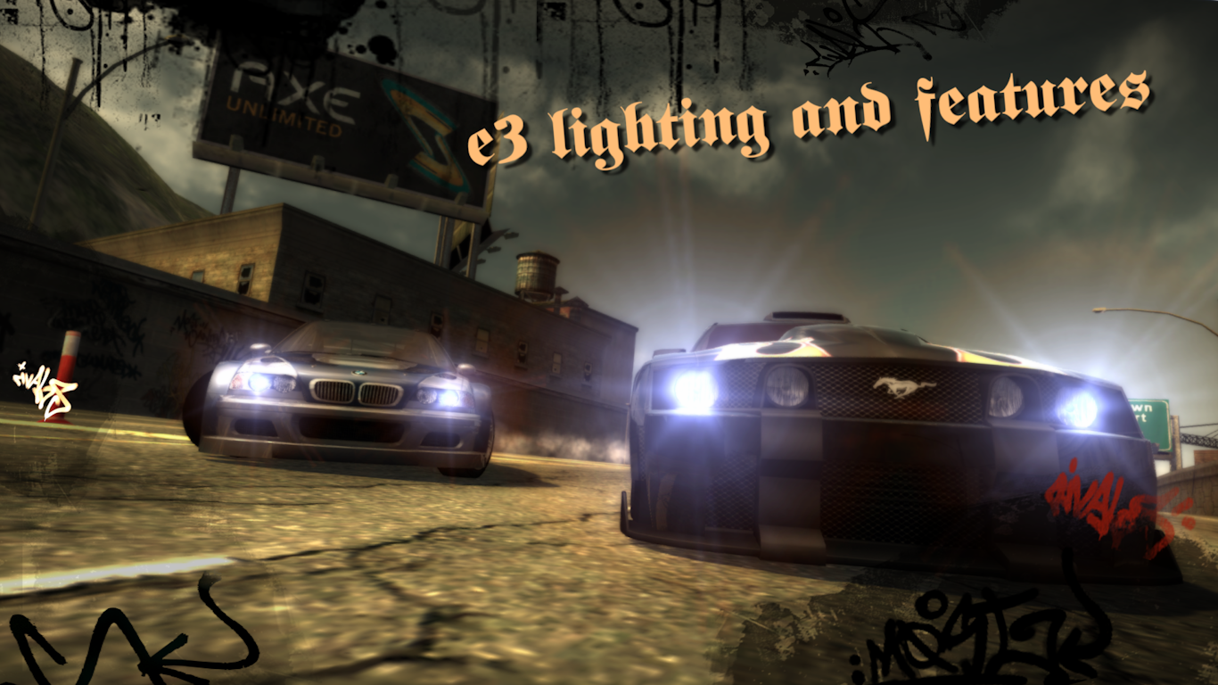 NFSMods - (OBSOLETE) E3 Demo Lighting + E3 Features