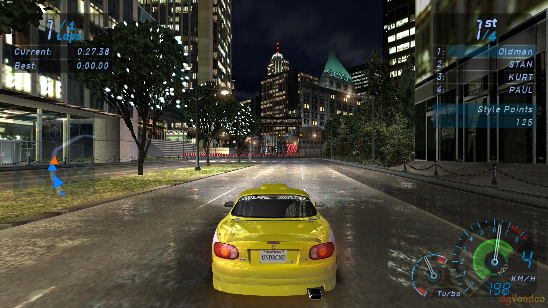 Need For Speed Underground 1 Gameplay (PC) 