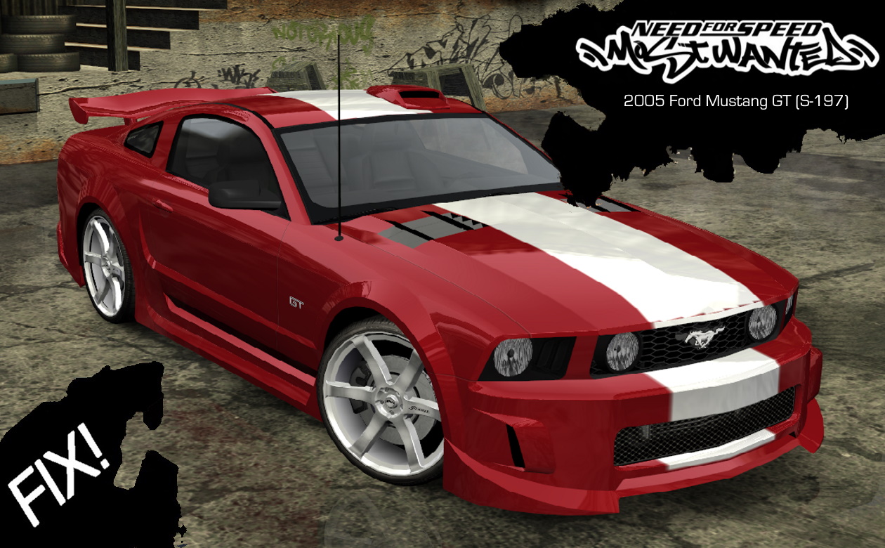 NFSMods - Need for Speed: Most Wanted - 2005 Ford Mustang GT (S-197) (Fix)